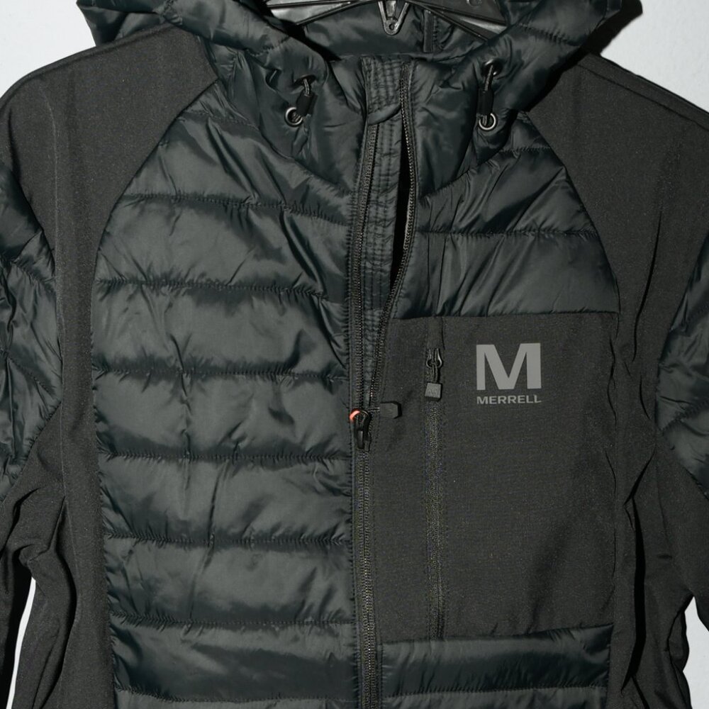 Merrell Hooded Mixed Media Puffer Softshell - Picture 14 of 15